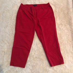 Eloquii red ankle pants 18s